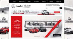 Desktop Screenshot of gibbonsholden.com.au